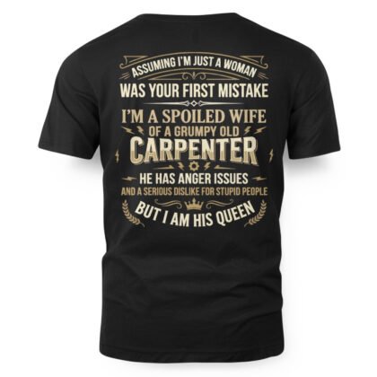 Carpenter Wife Queen Apparel – Funny T-Shirt